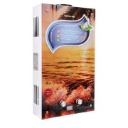 Газовая колонка Superflame SF0120 (автоматический розжиг), GLASS, Пляж