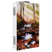 Газовая колонка Superflame SF0120 (автоматический розжиг), GLASS, Лес